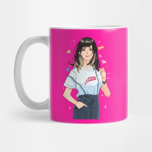 girls illustration Mug